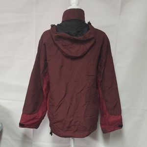 Gap hooded maroon & red lightweight winter…